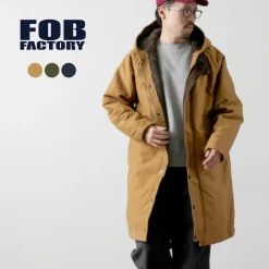 FOB FACTORY / F2450 Moleskin Hood Coat
