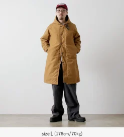 FOB FACTORY / F2450 Moleskin Hood Coat
