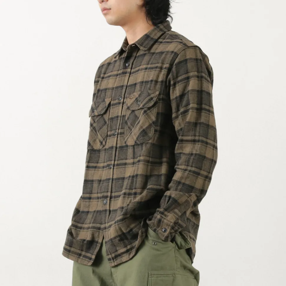 FOB FACTORY / F3497 Nel check work shirt