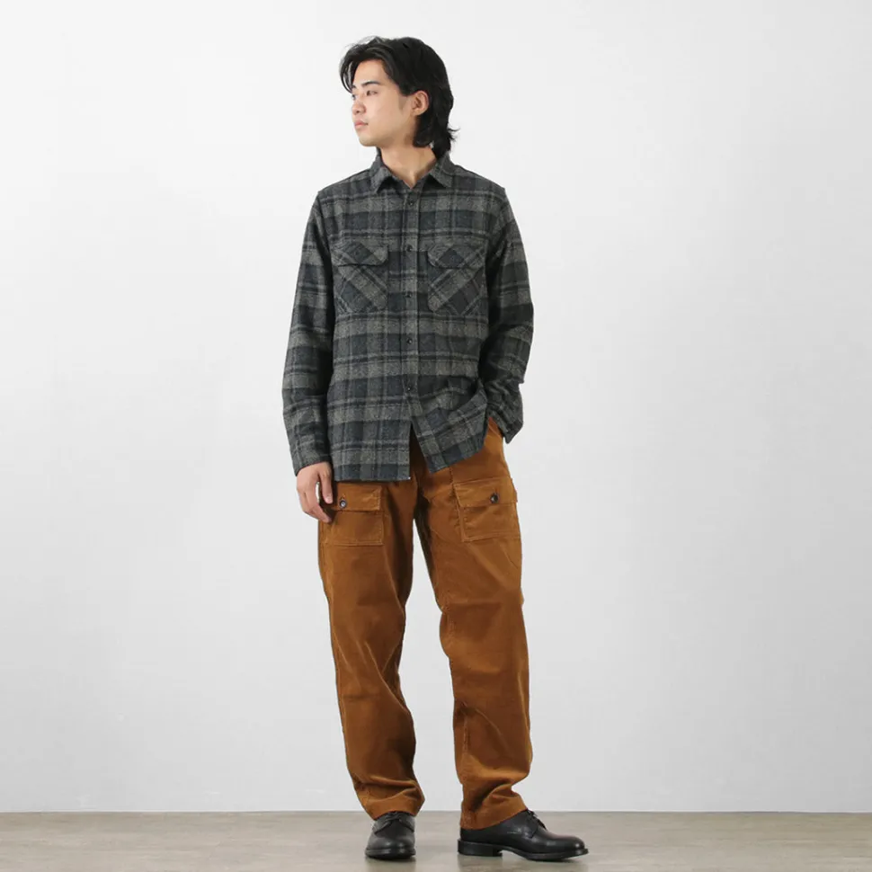 FOB FACTORY / F3497 Nel check work shirt