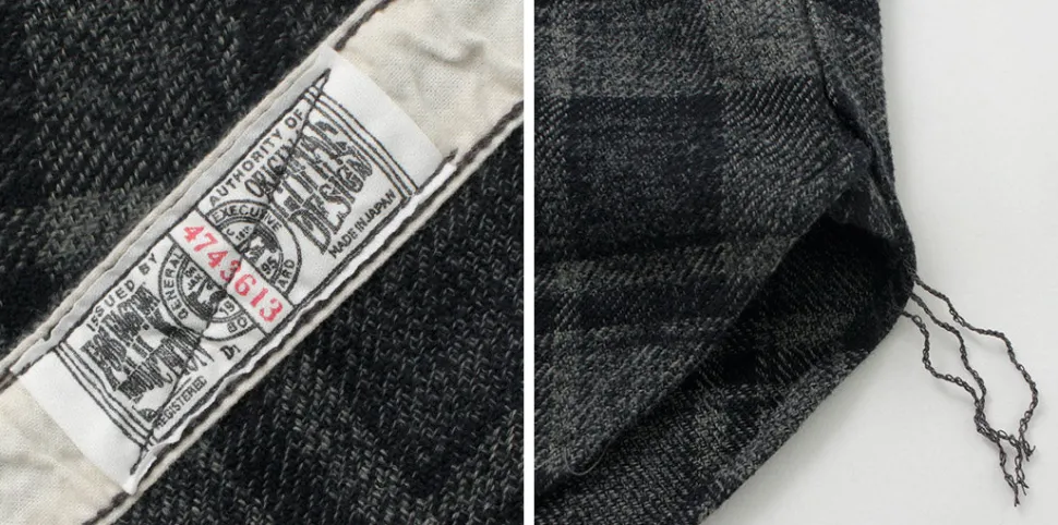 FOB FACTORY / F3497 Nel check work shirt