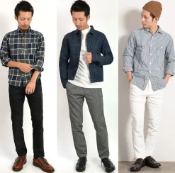 FOB FACTORY / F0438 Relaxed Narrow Easy Pants