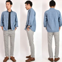 FOB FACTORY / F0438 Relaxed Narrow Easy Pants