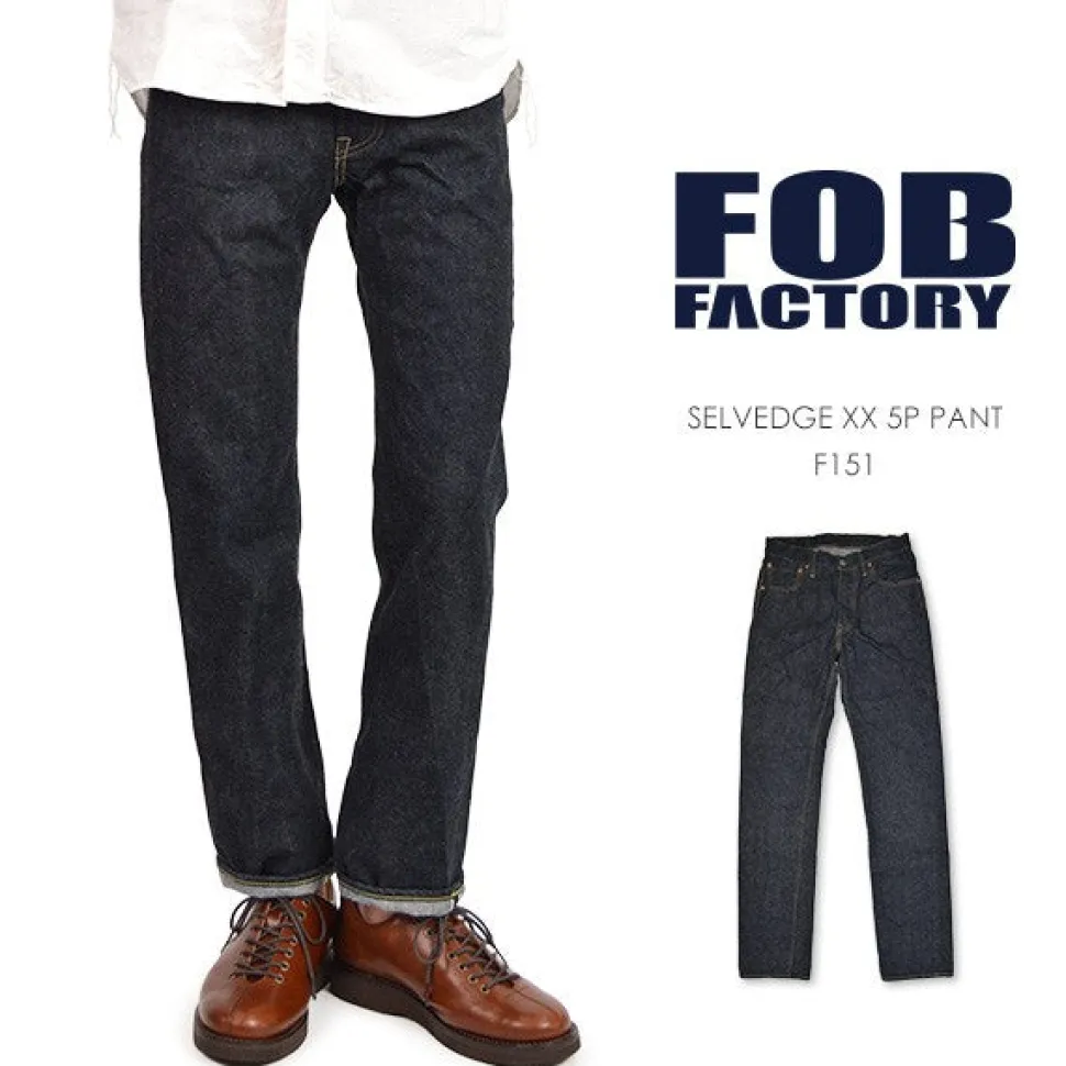 FOB FACTORY / F151 Selvedge XX Denim Trousers