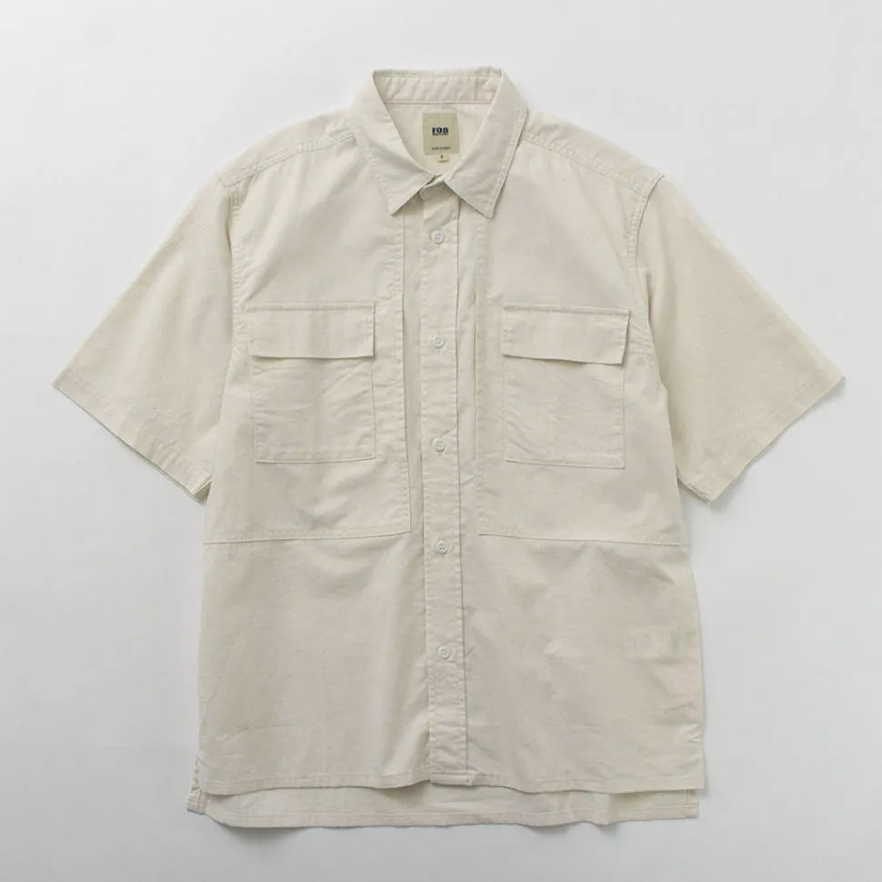 FOB FACTORY / F3499 Short sleeve field shirt