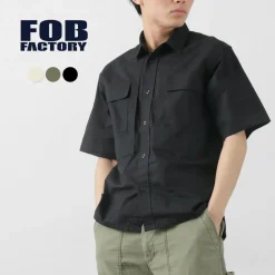 FOB FACTORY / F3499 Short sleeve field shirt
