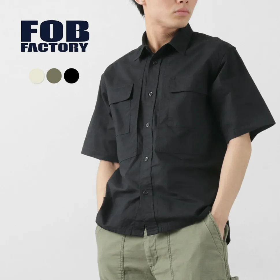 FOB FACTORY / F3499 Short sleeve field shirt