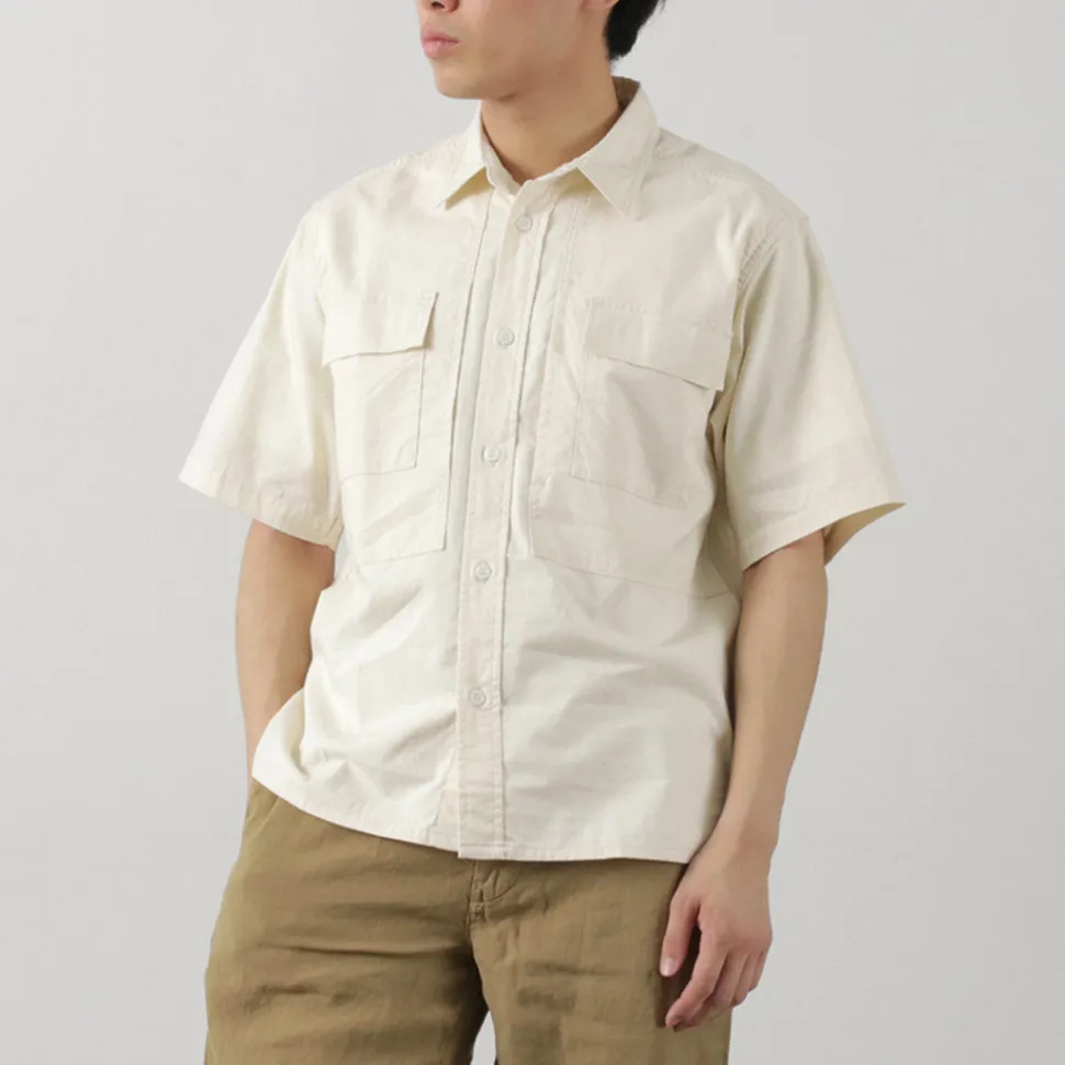 FOB FACTORY / F3499 Short sleeve field shirt