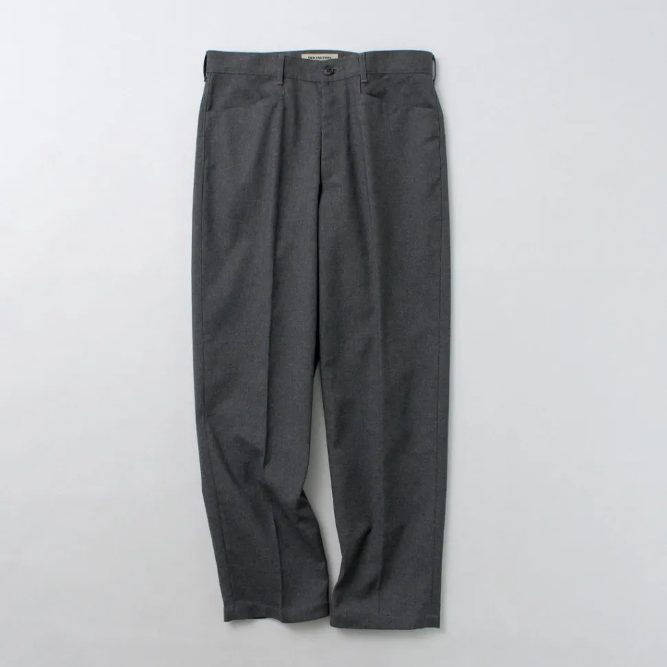 FOB FACTORY / F0538 STA-PREST wide pants