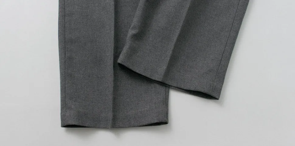 FOB FACTORY / F0538 STA-PREST wide pants