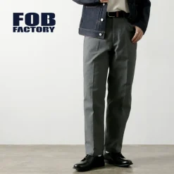 FOB FACTORY / F0538 STA-PREST wide pants