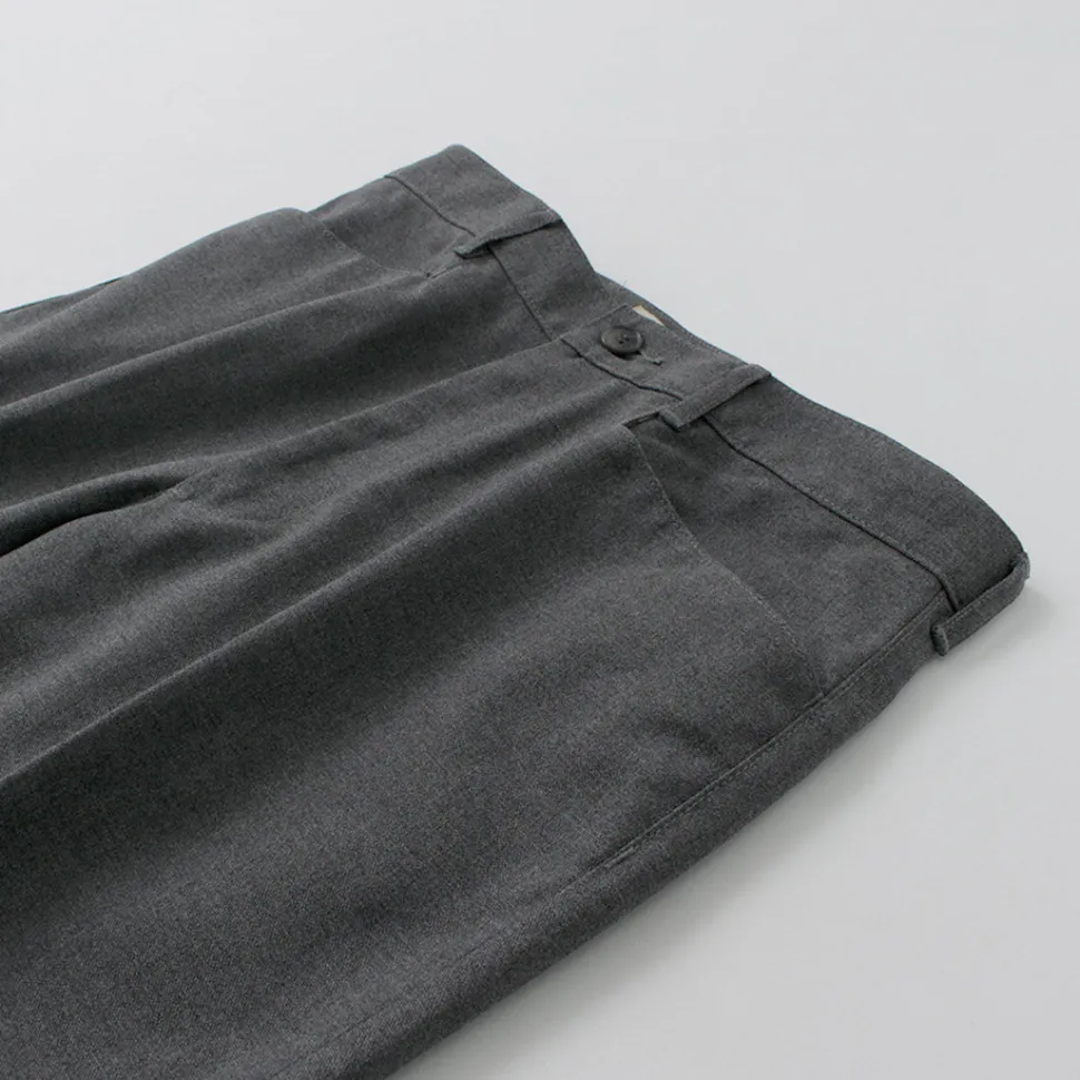 FOB FACTORY / F0538 STA-PREST wide pants