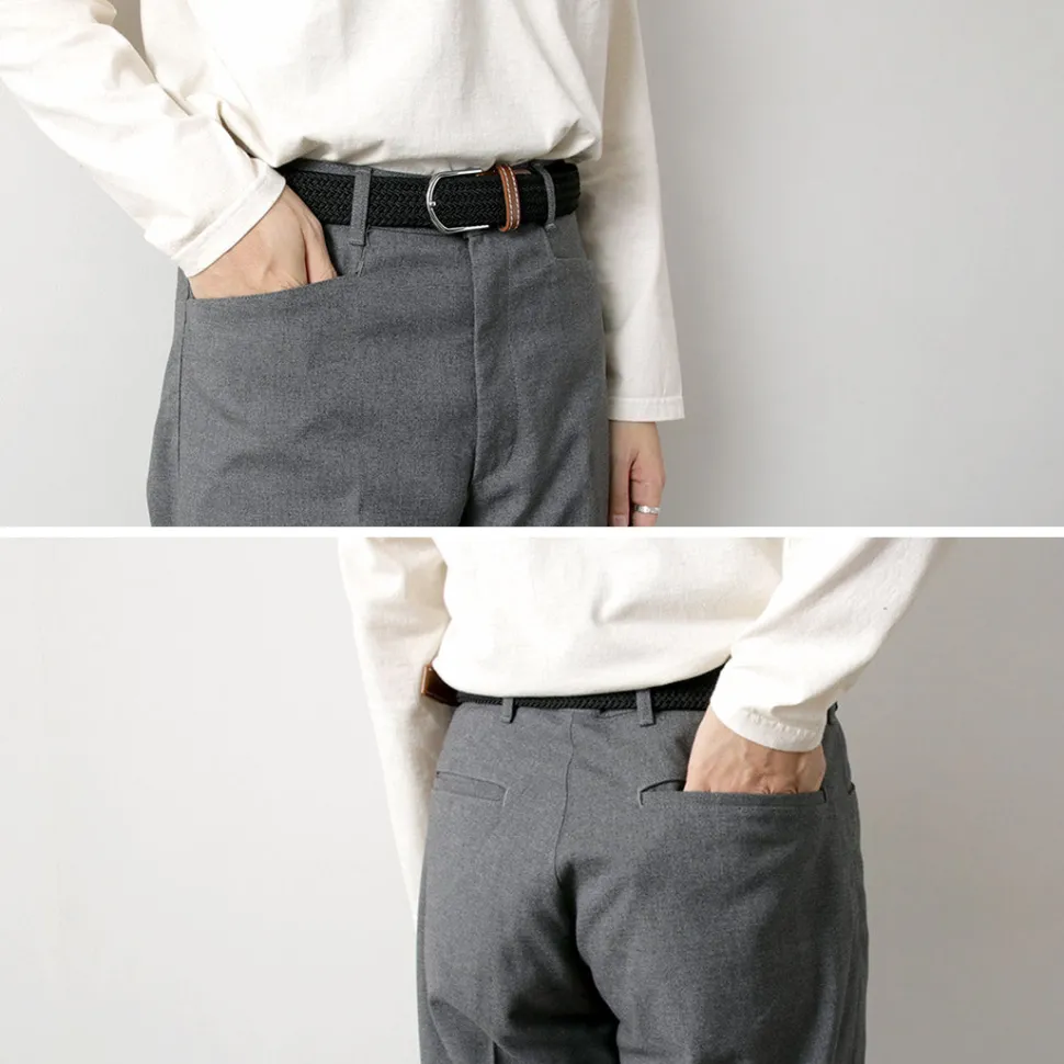 FOB FACTORY / F0538 STA-PREST wide pants