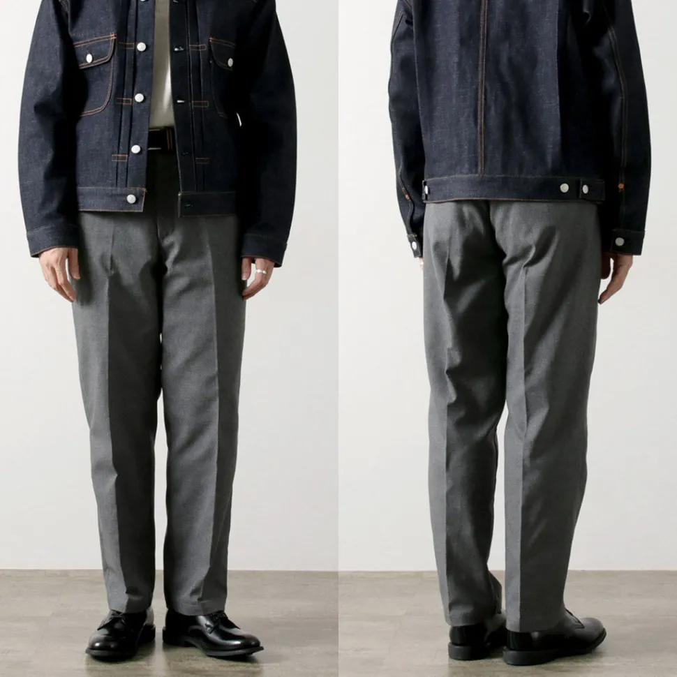 FOB FACTORY / F0538 STA-PREST wide pants
