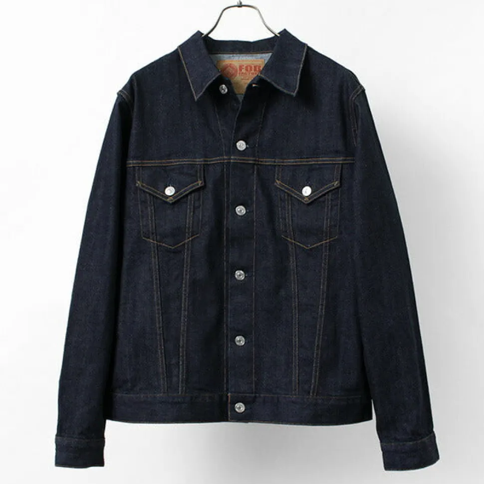 FOB FACTORY / F2309 stretch selvage denim jacket