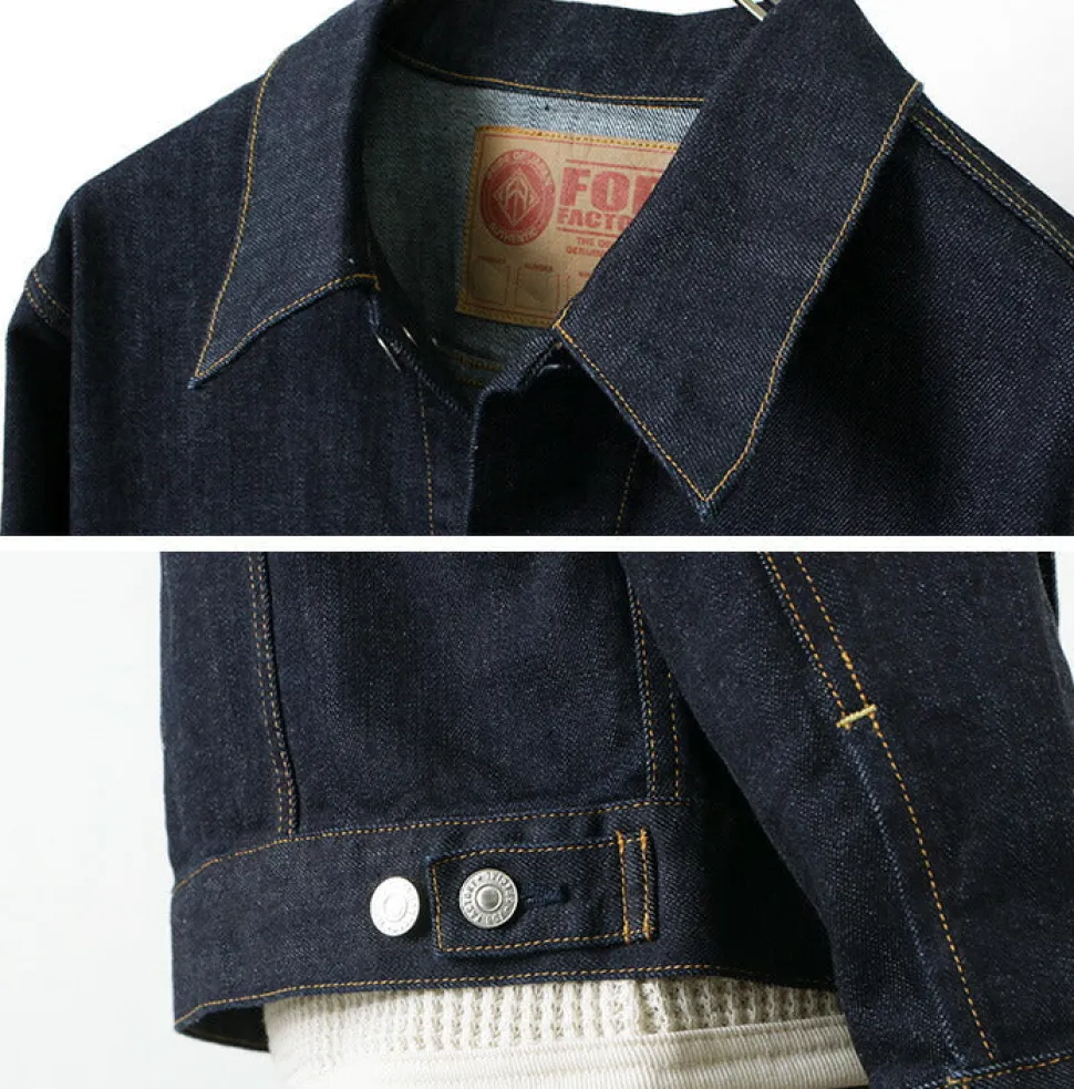 FOB FACTORY / F2309 stretch selvage denim jacket