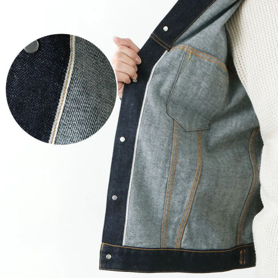 FOB FACTORY / F2309 stretch selvage denim jacket