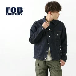 FOB FACTORY / F2309 stretch selvage denim jacket