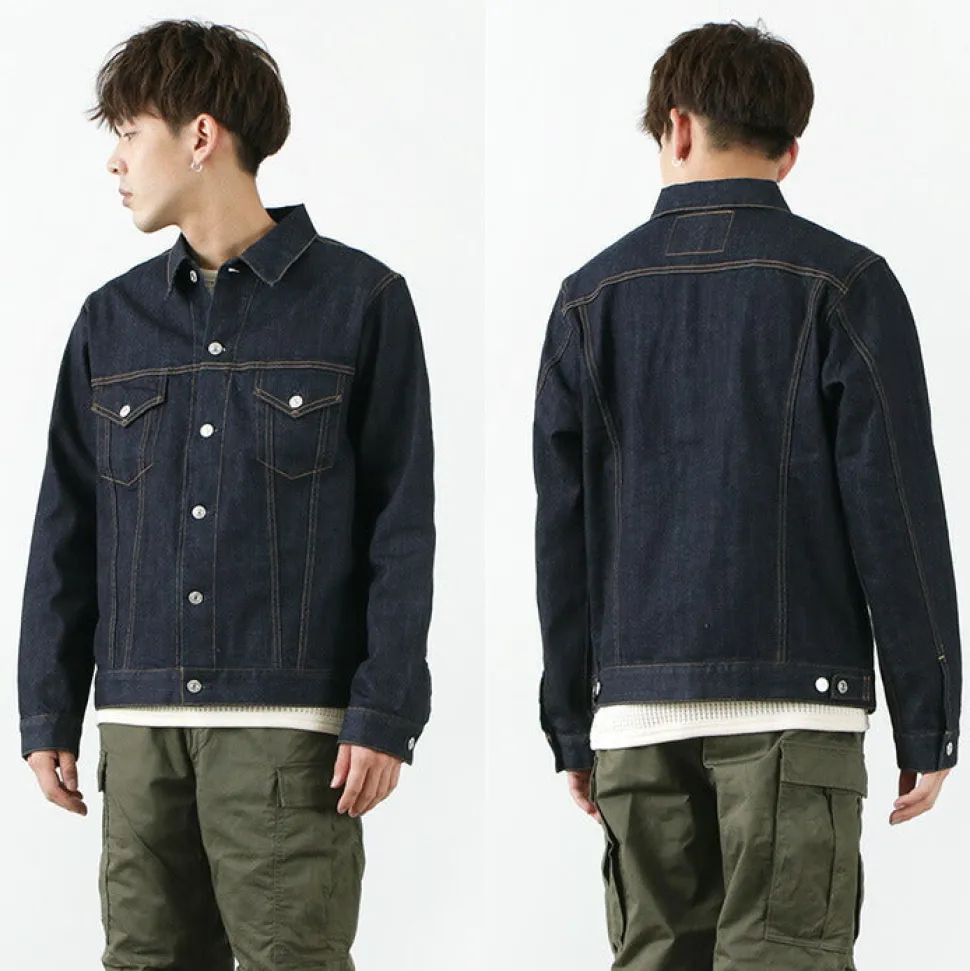 FOB FACTORY / F2309 stretch selvage denim jacket