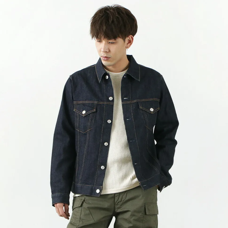 FOB FACTORY / F2309 stretch selvage denim jacket