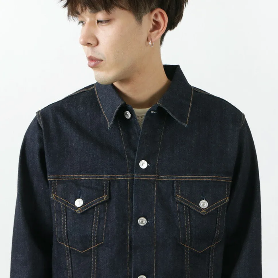 FOB FACTORY / F2309 stretch selvage denim jacket