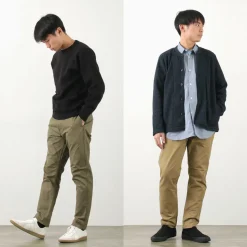 FOB FACTORY / F0522 Vat dye herringbone trouser