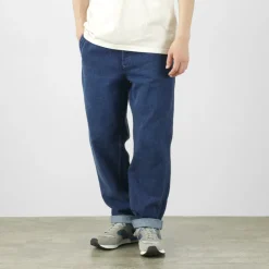 FOB FACTORY / F0511 WW2 Denim deck trousers Used finish