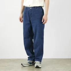 FOB FACTORY / F0511 WW2 Denim deck trousers Used finish