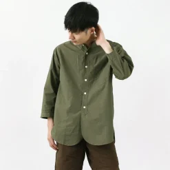 FOB FACTORY / FRC006 military dump band collar shirt