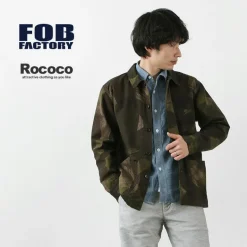 FOB FACTORY / FRC003Camo French Shirt Jacket