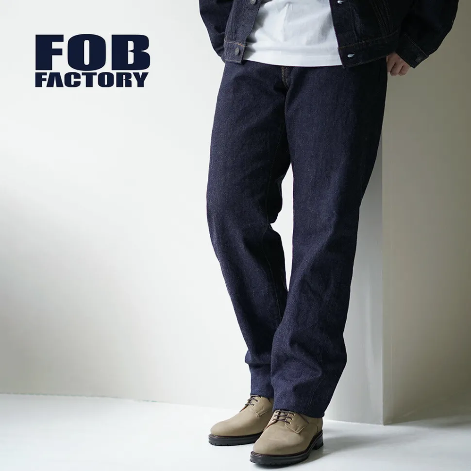 FOB FACTORY / Selvage Denim Tapered 5P Pants