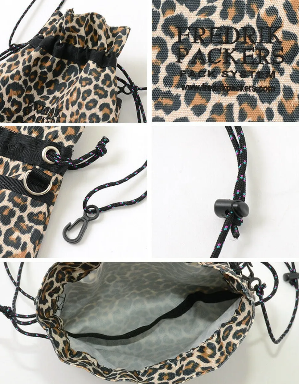 FREDRIK PACKERS / Leopard Pinion Pouch