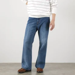 FREEMANS SPORTING CLUB / Francis Boots Cut Jeans Center Crease