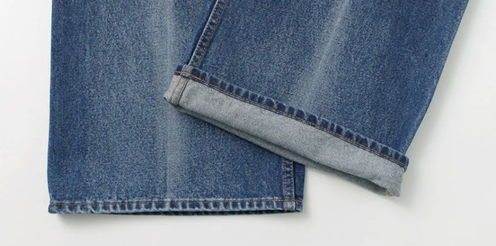 FREEMANS SPORTING CLUB / Francis Boots Cut Jeans Center Crease