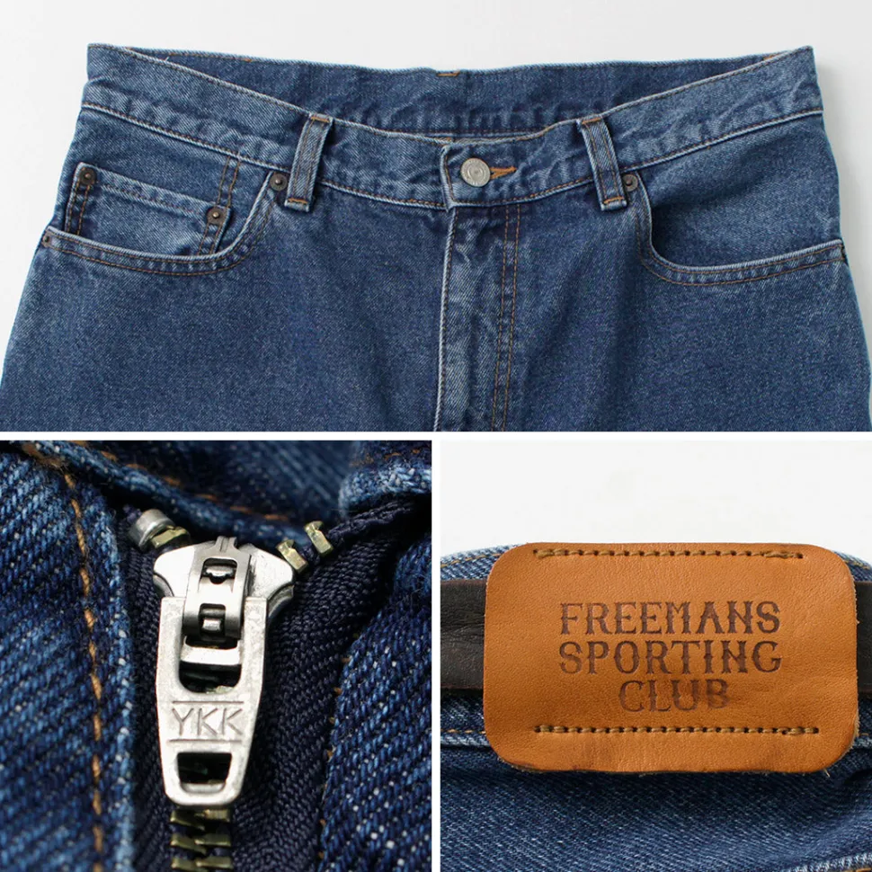 FREEMANS SPORTING CLUB / Francis Boots Cut Jeans Center Crease