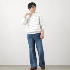 FREEMANS SPORTING CLUB / Francis Boots Cut Jeans Center Crease