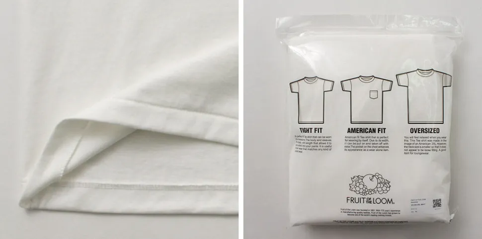 FRUIT OF THE LOOM / Personal Fit 3 Pack T-Shirts