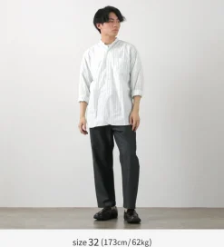 FUJITO / 2 Tuck Trousers Light Ounce Denim