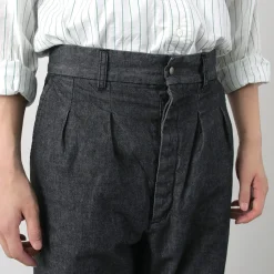 FUJITO / 2 Tuck Trousers Light Ounce Denim