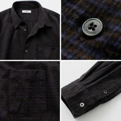 FUJITO / Big Size Shirt micro check