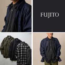 FUJITO / Big Size Shirt micro check