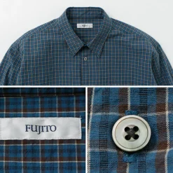 FUJITO / Big Size Shirt Small Check