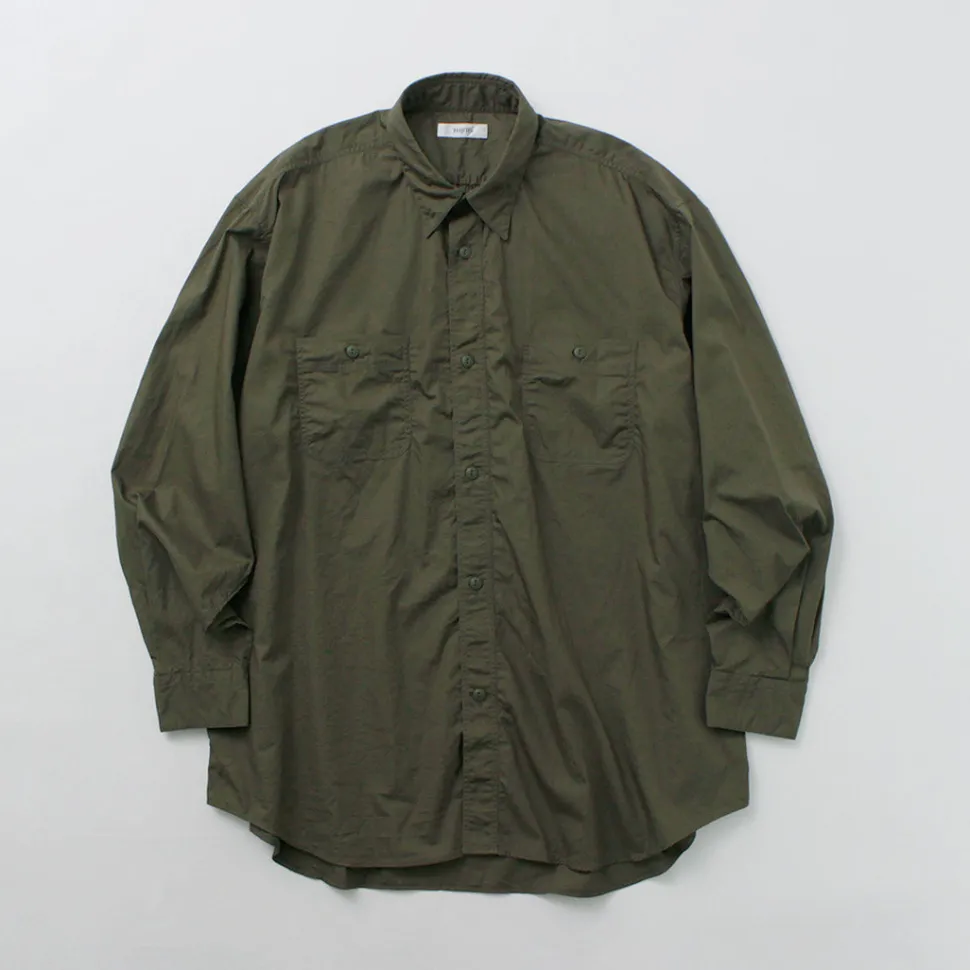 FUJITO / Big Size Work Shirt Broad