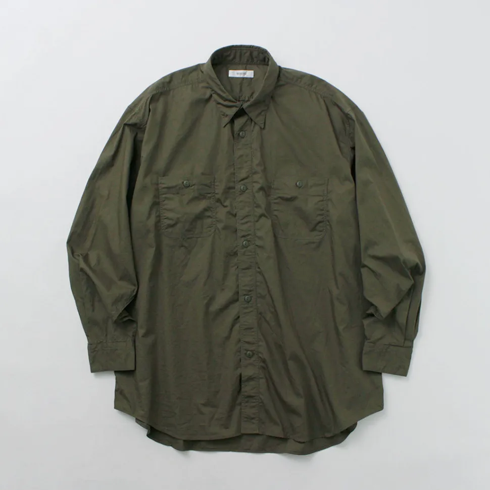 FUJITO / Big Size Work Shirt Broad