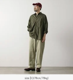 FUJITO / Big Size Work Shirt Broad