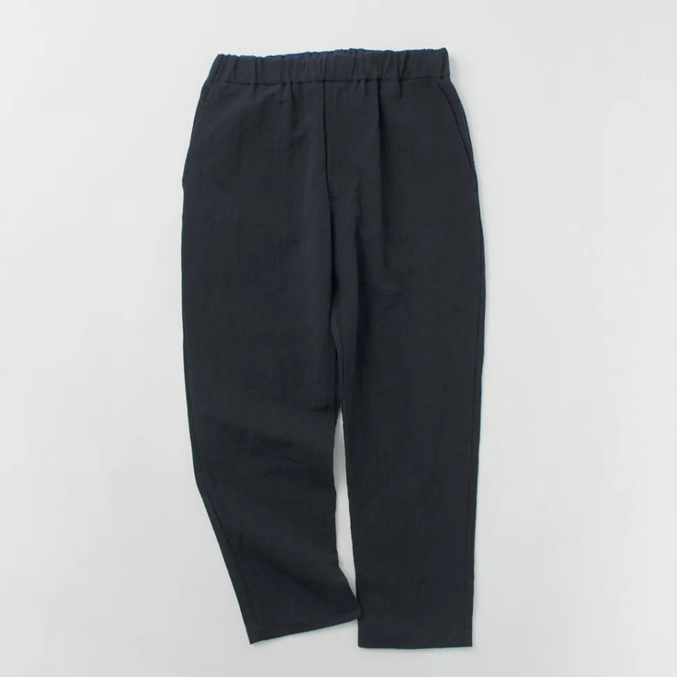 FUJITO / Cotton Linen Seersucker Easy Pants