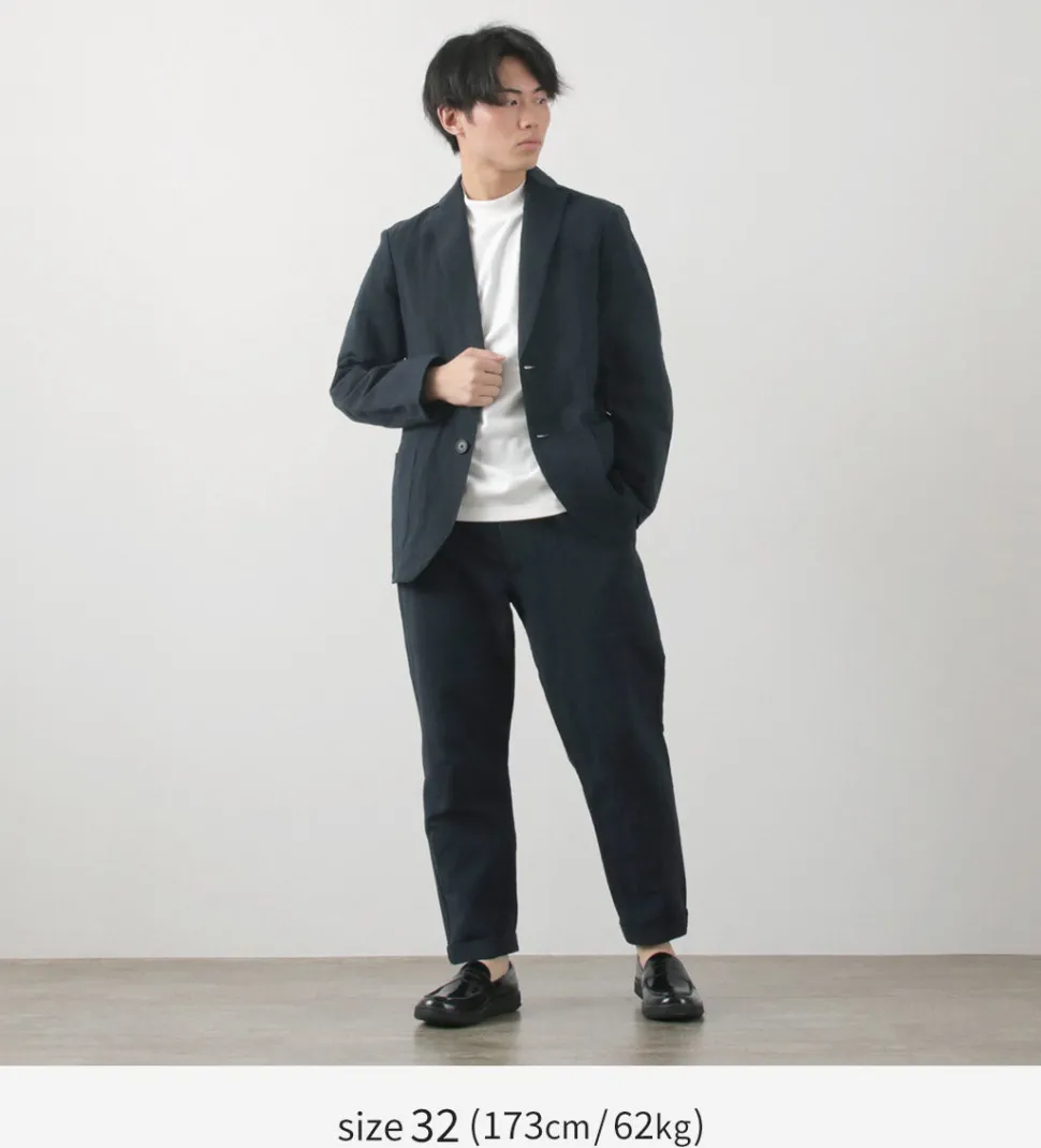 FUJITO / Cotton Linen Seersucker Easy Pants