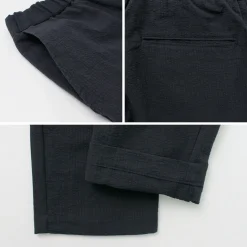 FUJITO / Cotton Linen Seersucker Easy Pants