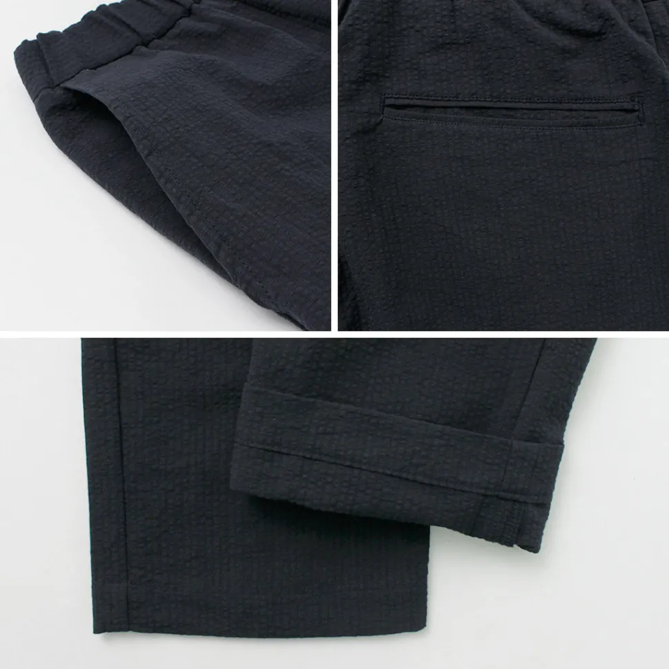 FUJITO / Cotton Linen Seersucker Easy Pants