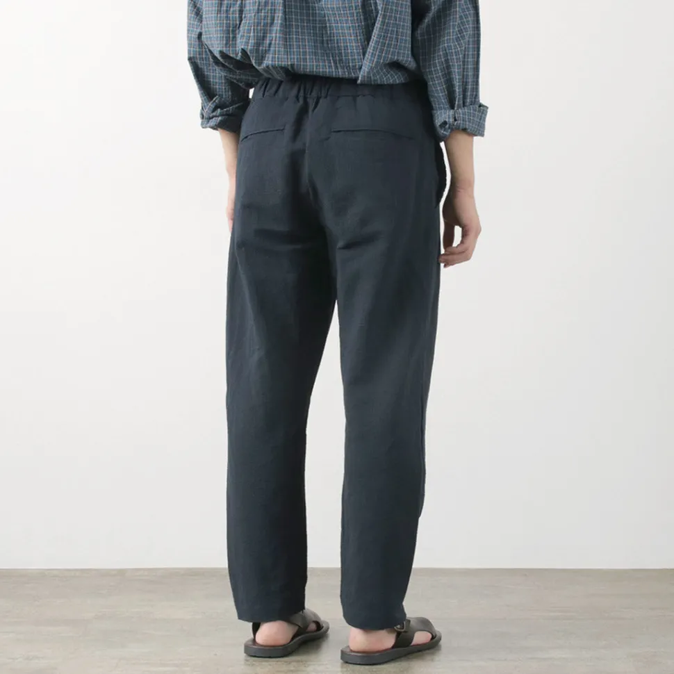 FUJITO / Cotton Linen Seersucker Easy Pants